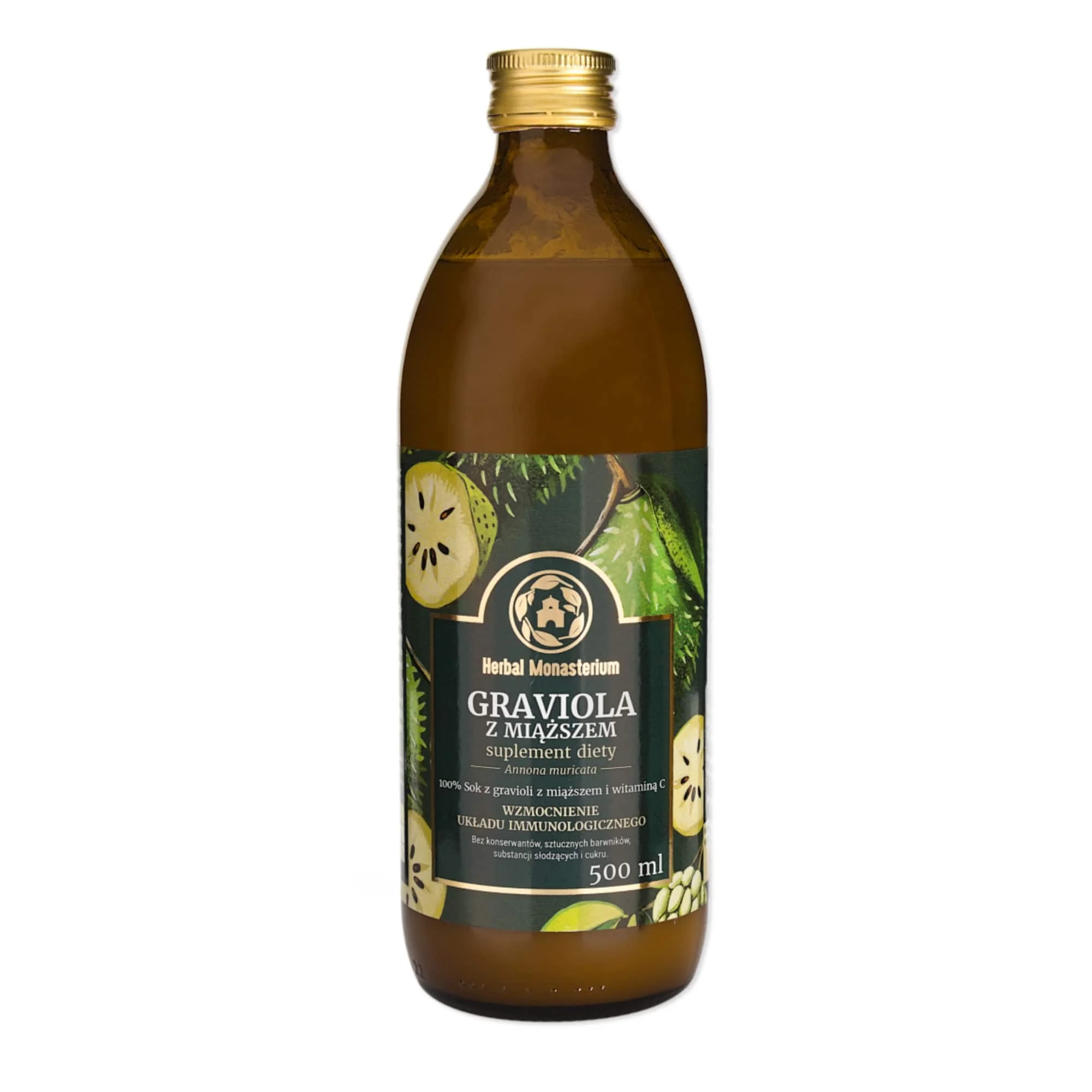 Herbal Monasterium sok z gravioli, 500 ml