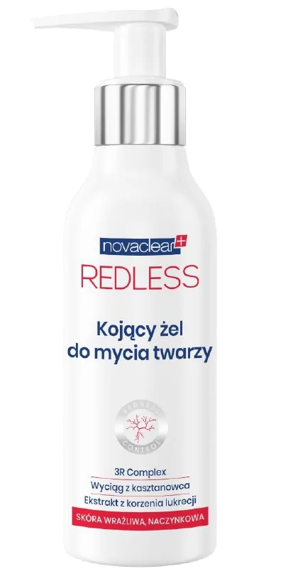 Novaclear Redless kojący żel do mycia twarzy, 150 ml