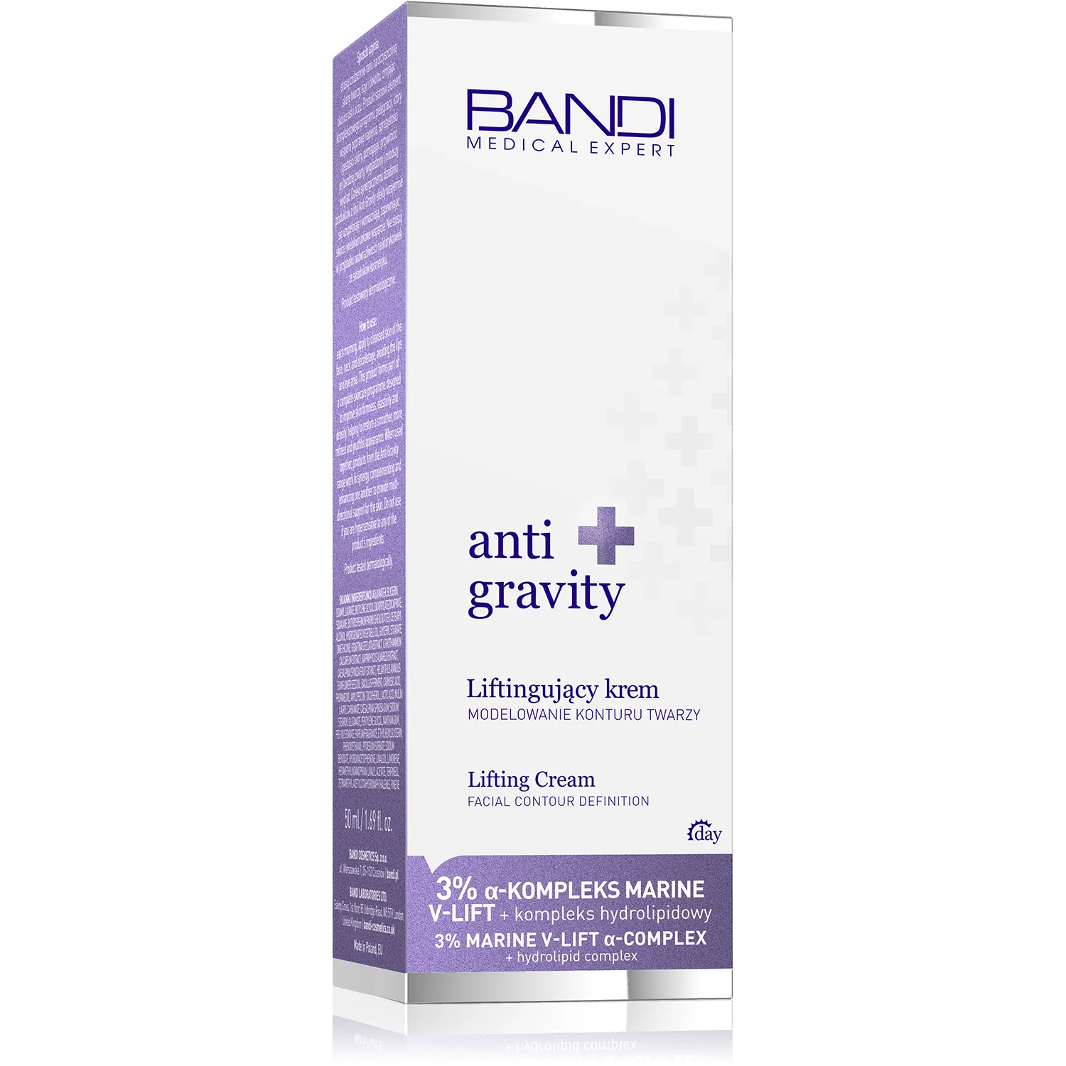 BANDI Anti Gravity liftingujący krem modelowanie konturu twarzy, 50 ml