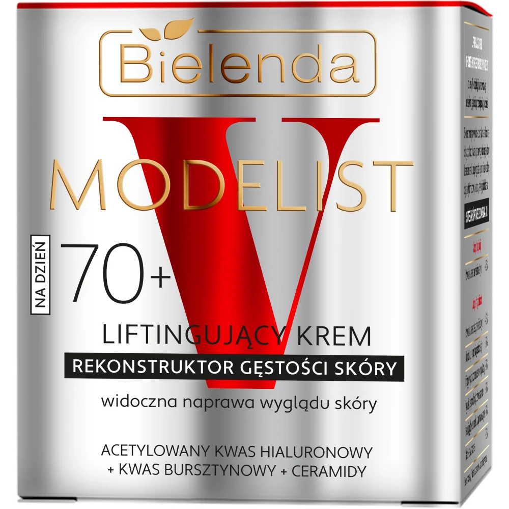 Bielenda V-Modelist liftingujący krem rekonstruktor gęstości skóry na dzień 70+, 50 ml
