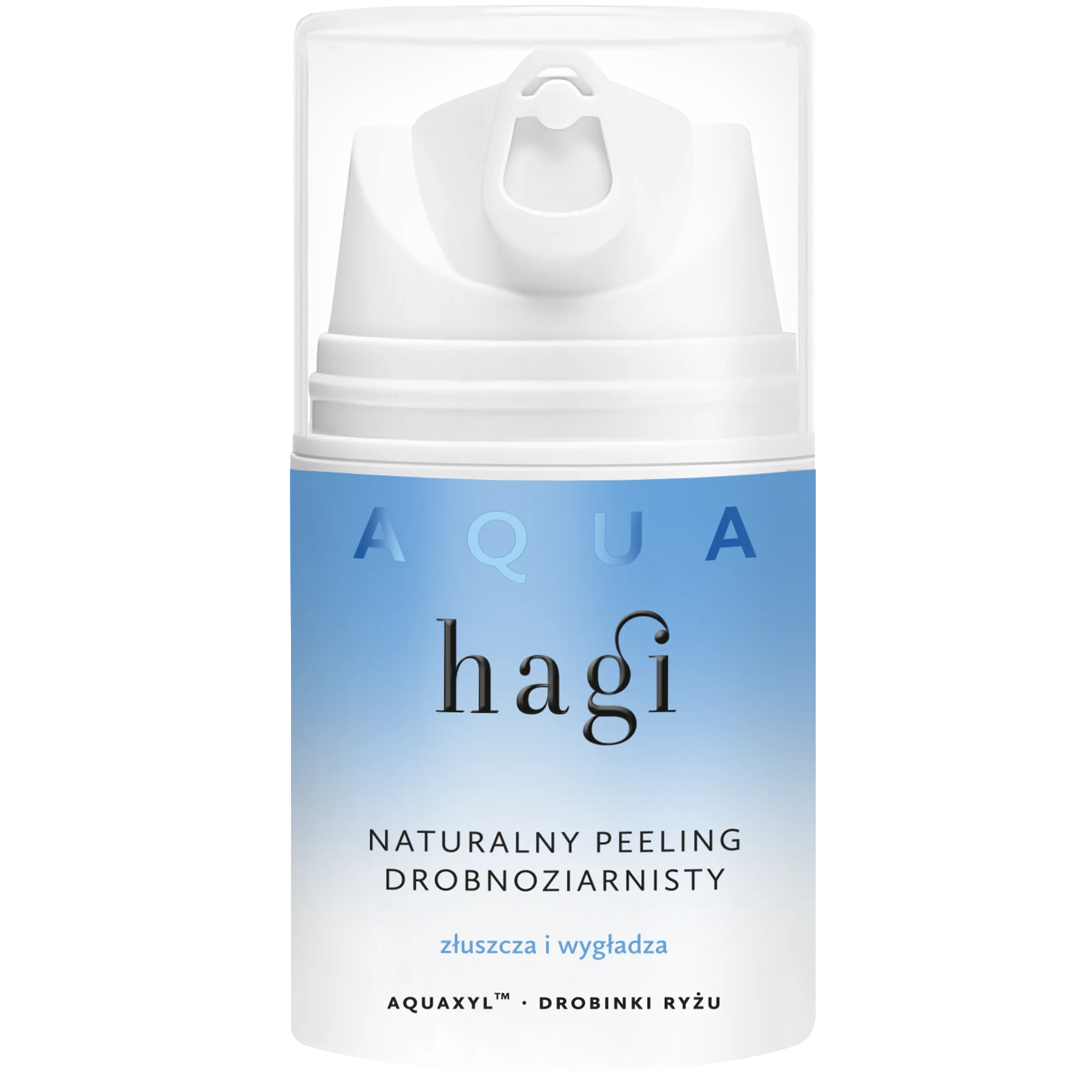 Hagi Aqua Zone łagodny peeling z drobinkami, 50 ml
