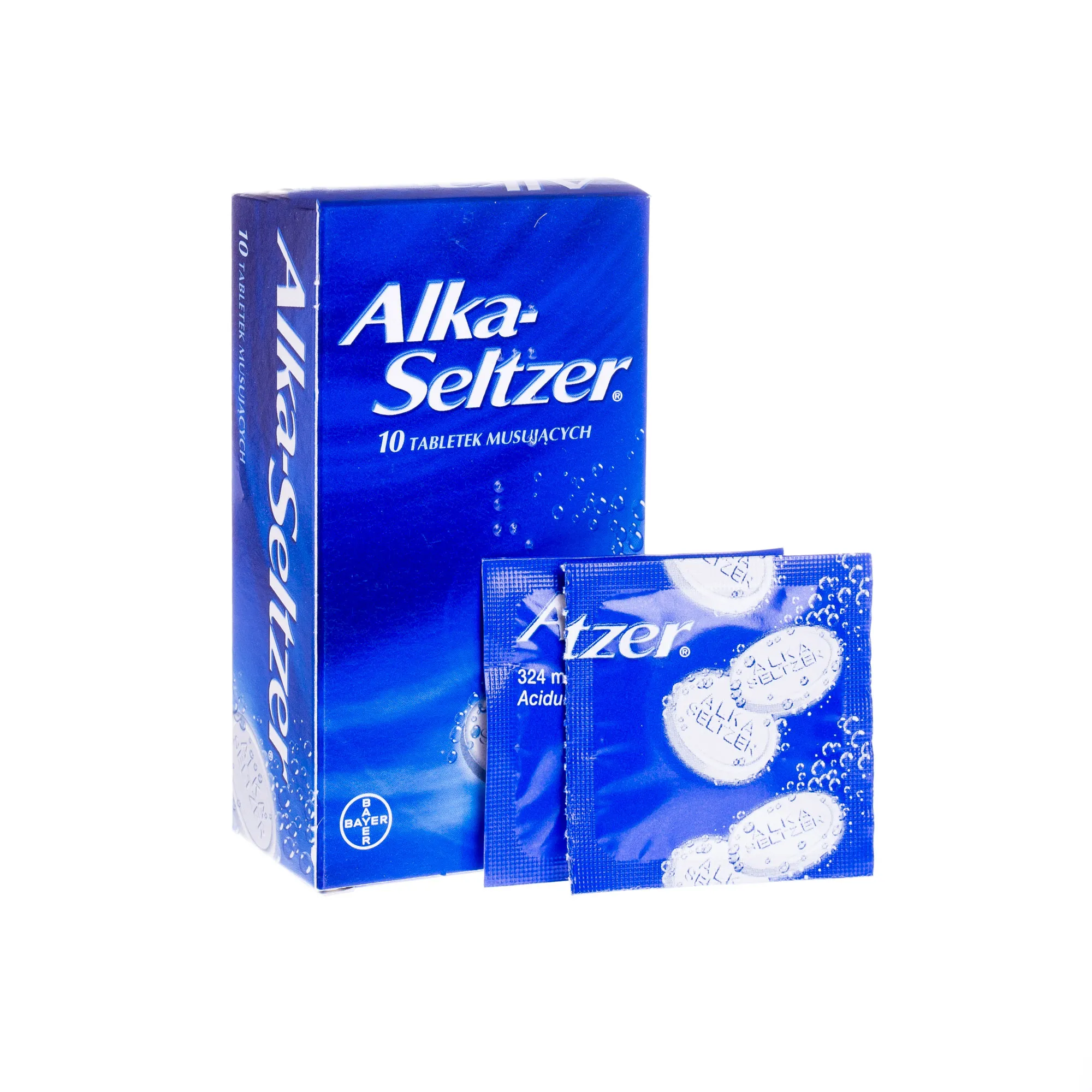 Alka-Seltzer, 324 mg, 10 tabletek musujących 