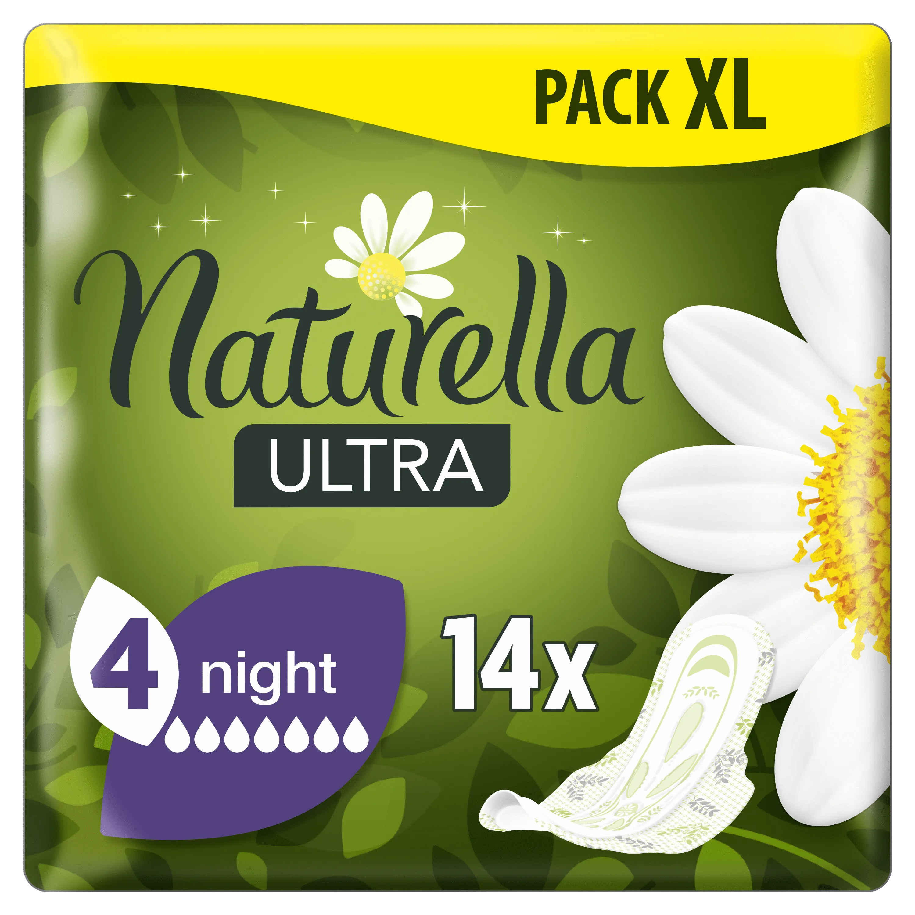 Naturella Ultra Night, podpaski, 14 sztuk