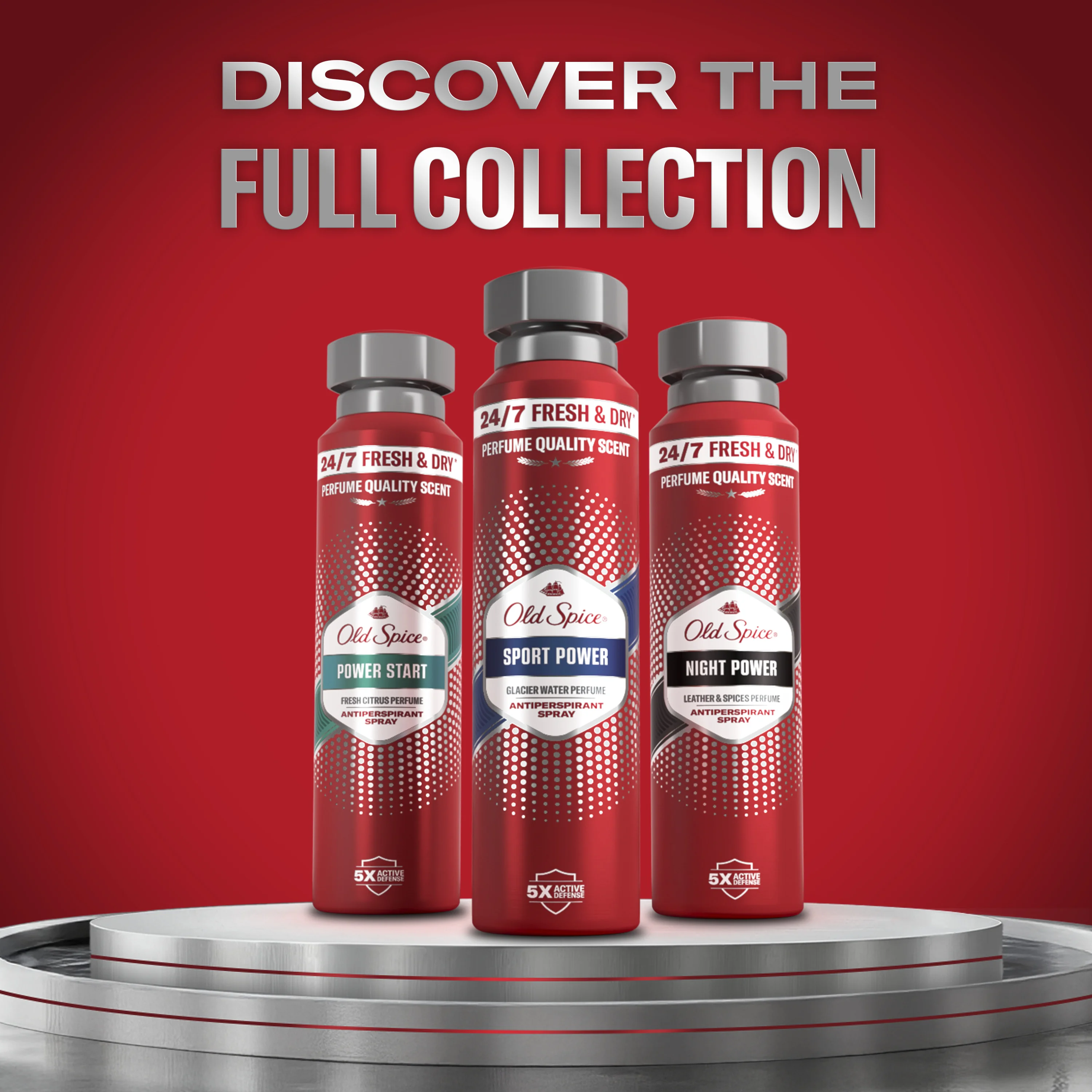 Old Spice Power Start antyperspirant w sprayu, 150 ml