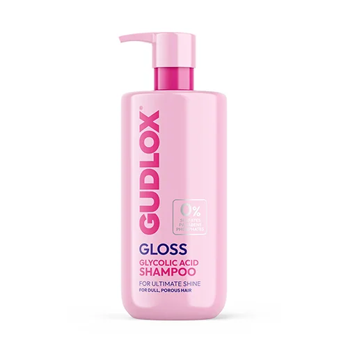 Gudlox Gloss szampon nadający włosom blask z kwasem glikolowym, 400 ml