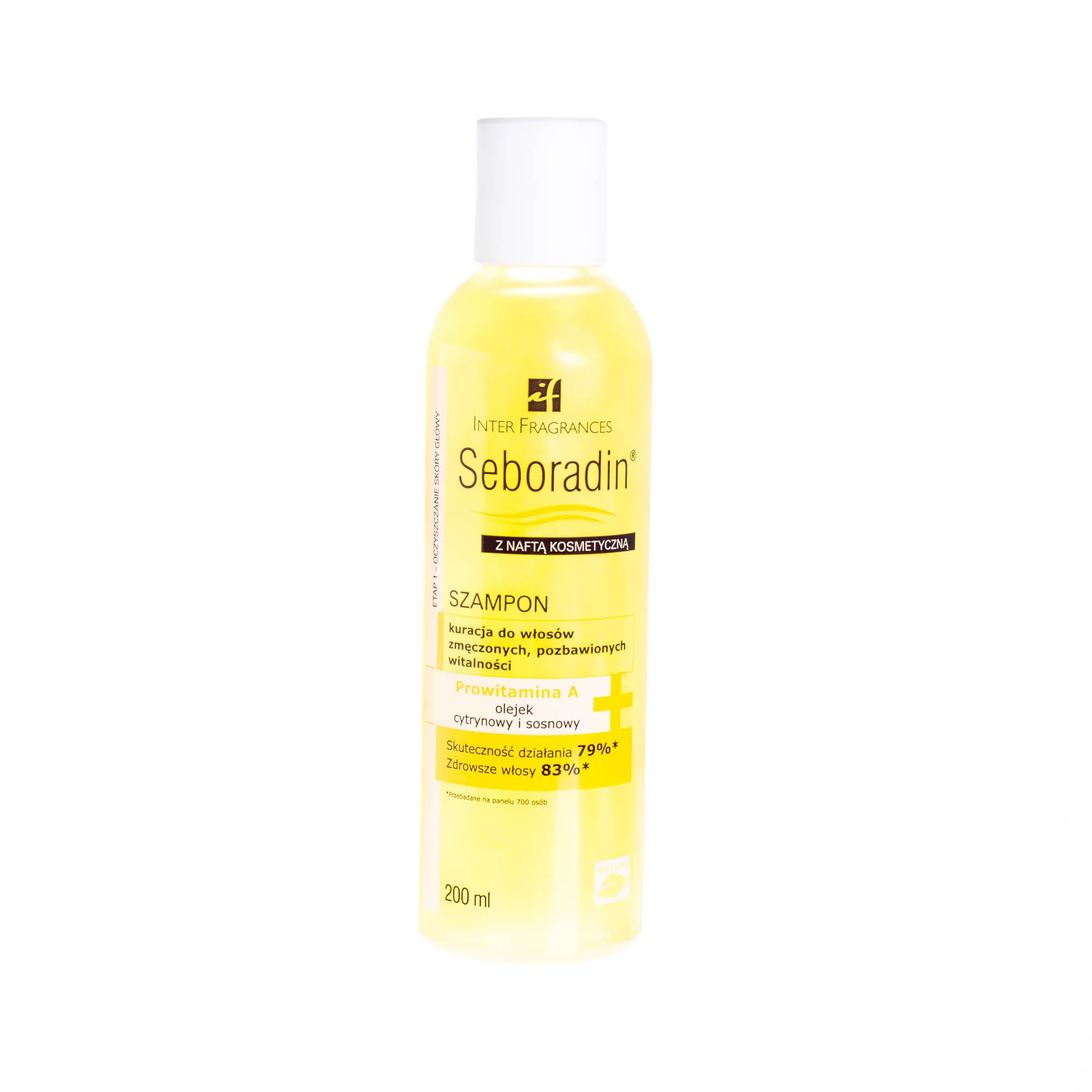 Seboradin szampon z naftą kosmetyczną, prowitamina A, 200 ml 