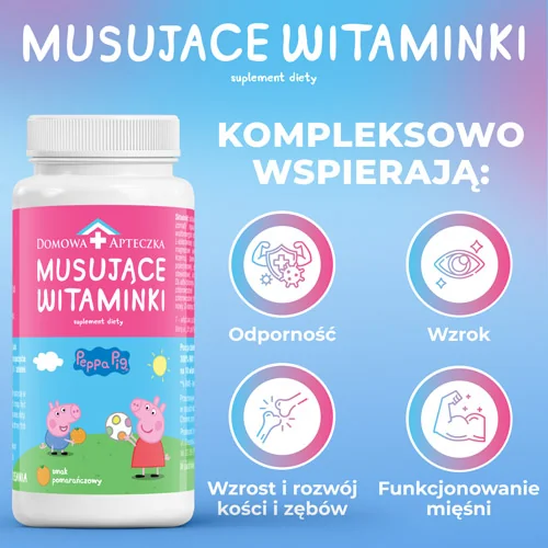 Domowa Apteczka Musujące Witaminki 60 tabletek do ssania