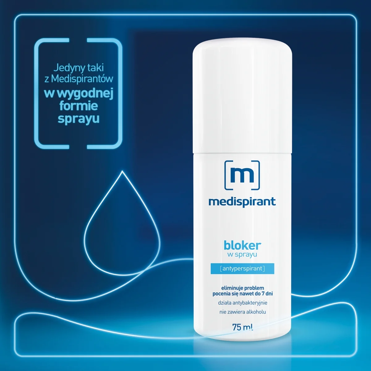 Medispirant bloker w sprayu, 75 ml