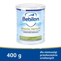 Bebilon Nenatal Premium, mleko modyfikowane dla wcześniaków, 400 g