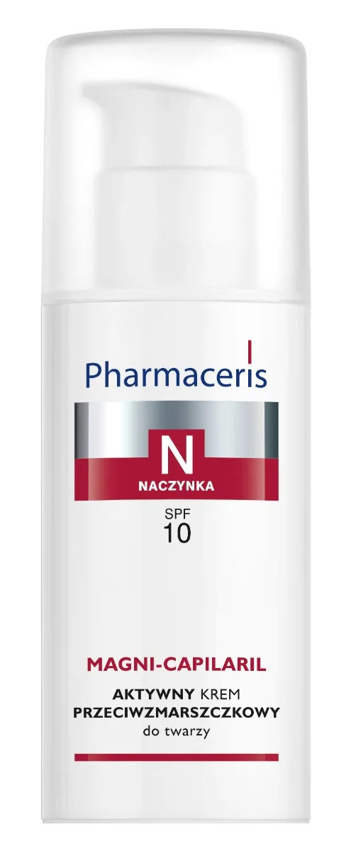 Pharmaceris N Magni-Capilaris aktywny krem przeciwzmarszczkowy do twarzy SPF 10, 50 ml