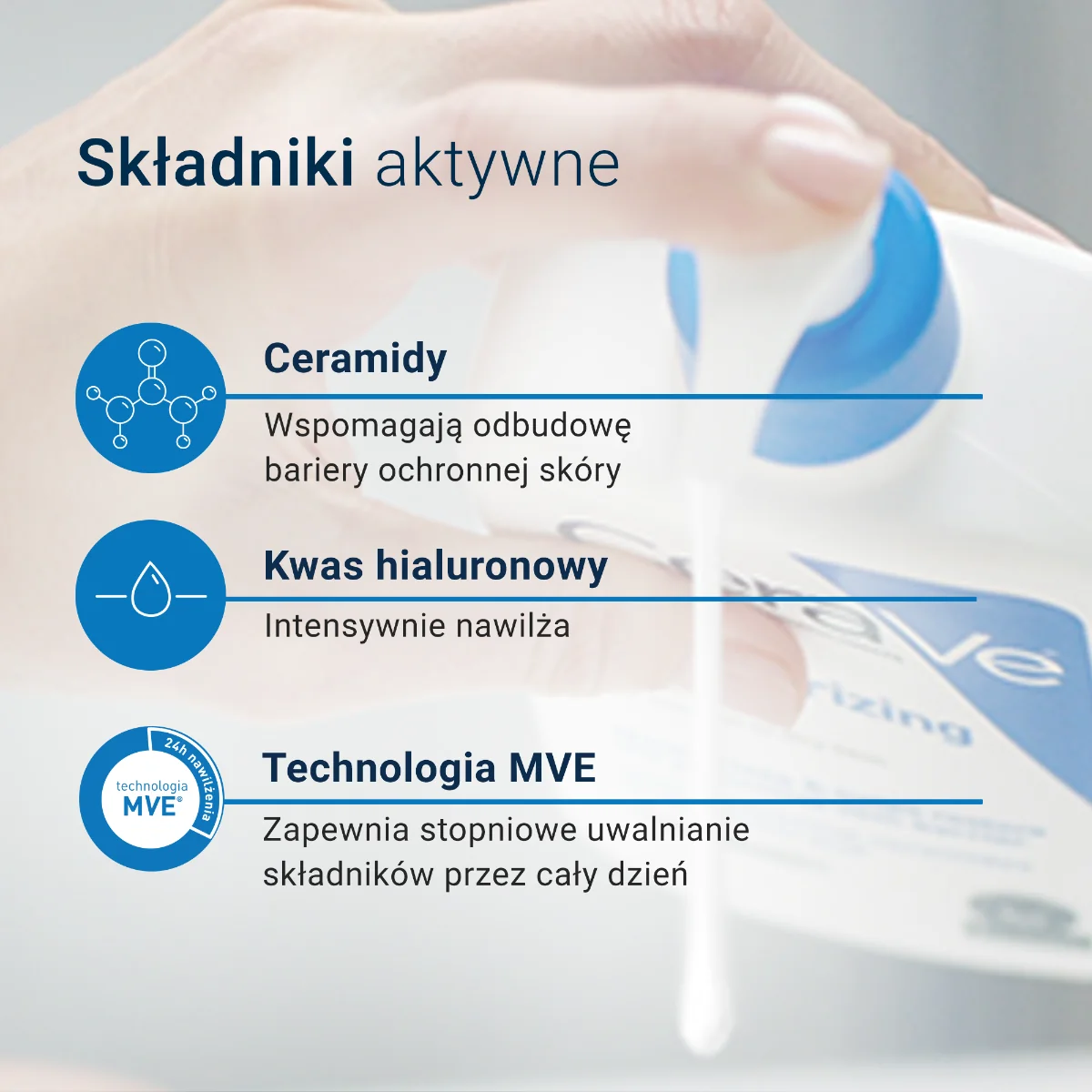 Cerave nawilżająca emulsja do twarzy i ciała, 1000 ml