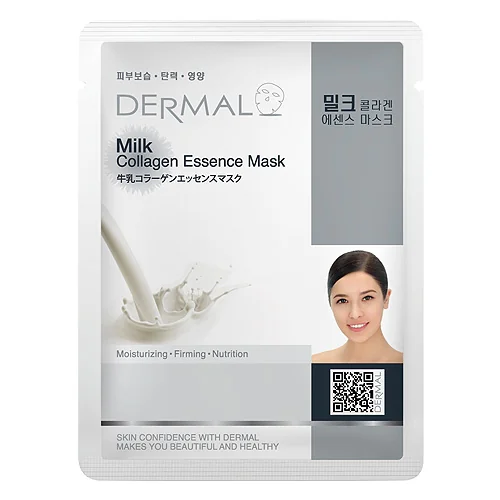 DERMAL Milk Collagen Essence Mask maska w płachcie, 23 g