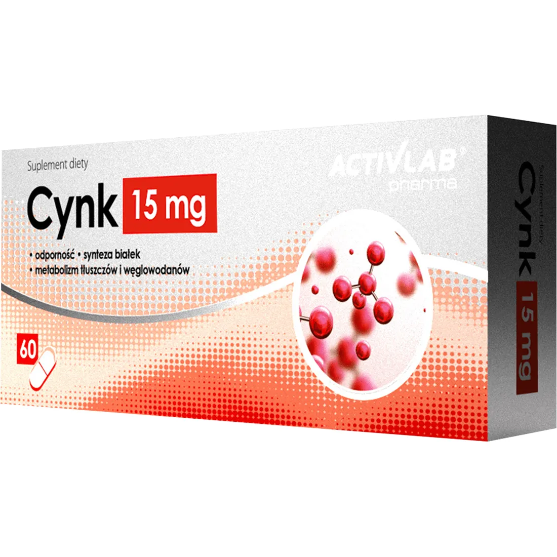 Activlab Pharma Cynk 15 mg, suplement diety, 60 kapsułek