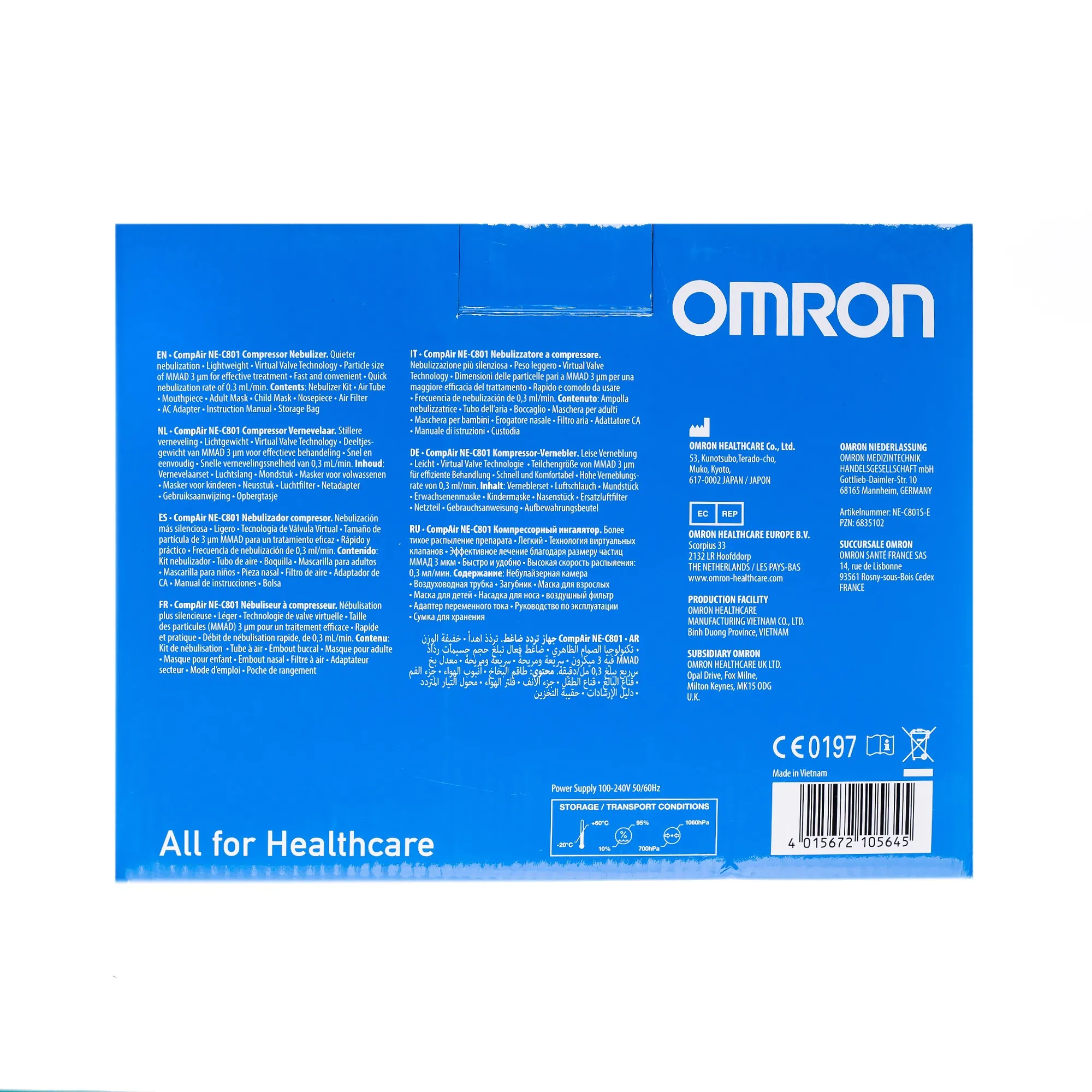 Omron C801 Comp Air, inhalator, 1 sztuka 