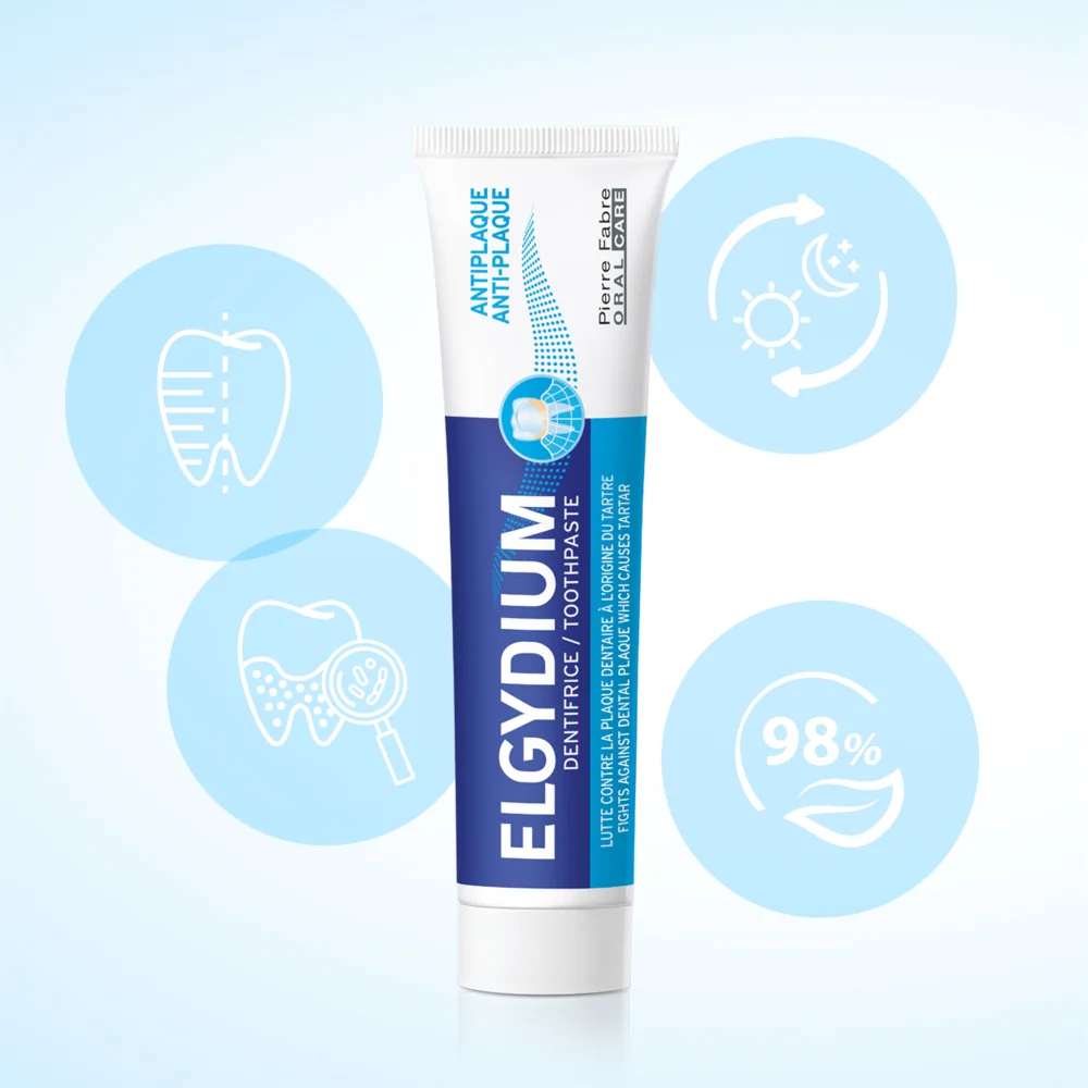 Elgydium Anti-Plaque pasta do zębów, 75 ml