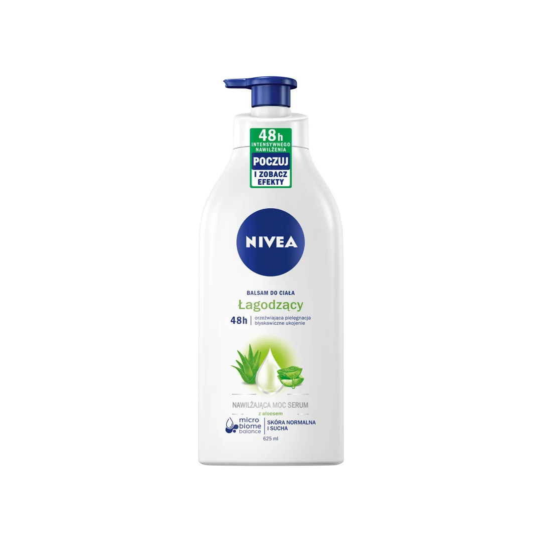 Nivea Body łagodzący balsam do ciała z aloesem, 625 ml