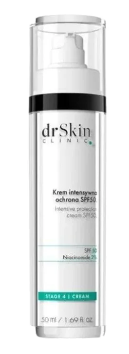 drSkin Clinic krem intensywna ochrona SPF 50, 50 ml