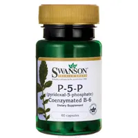 Swanson Witamina B-6, 20 mg, suplement diety, 60 kapsułek