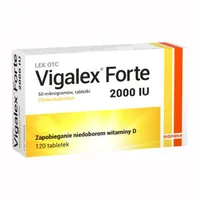 Vigalex Forte, 2000 IU (50 µg), 120 tabletek