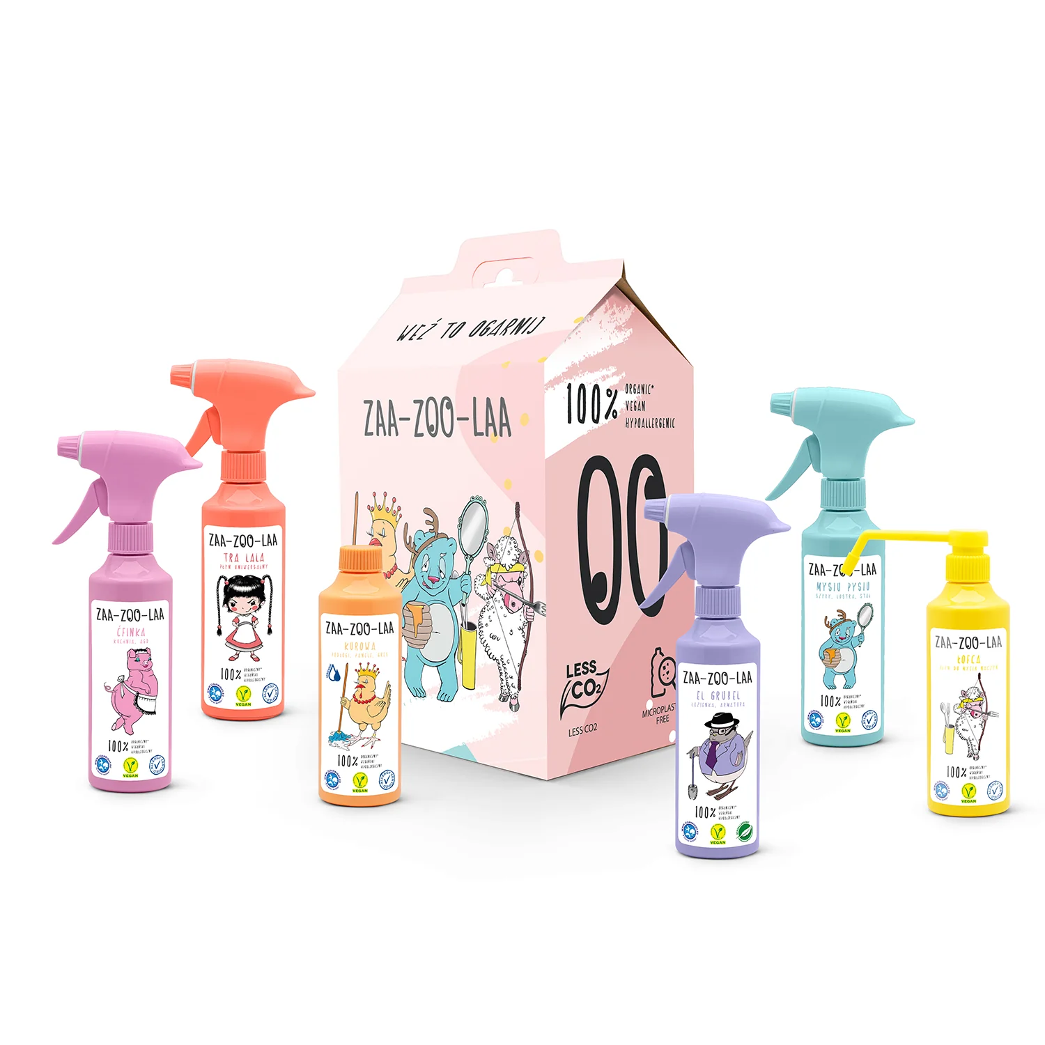 Ecocera zestaw produktów do sprzątania, 6 szt.