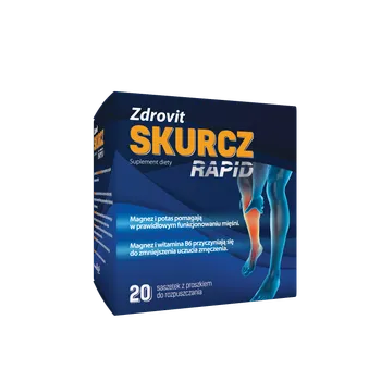 Zdrovit Skurcz Rapid, suplement diety, 20 saszetek 