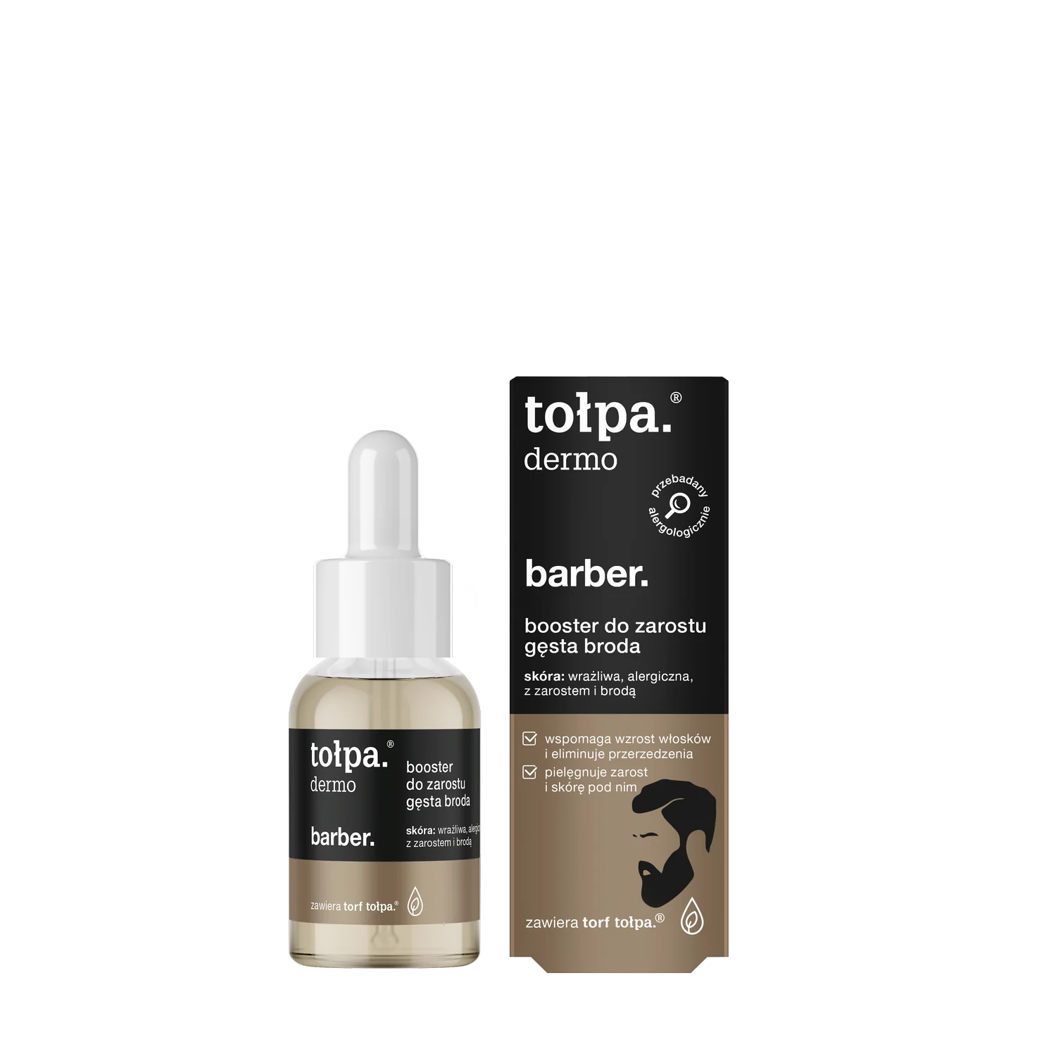 Tołpa Dermo Barber booster do zarostu Gęsta broda, 30 ml