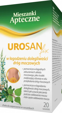 Mieszanki Apteczne Urosan zioła do zaparzania, 20 saszetek