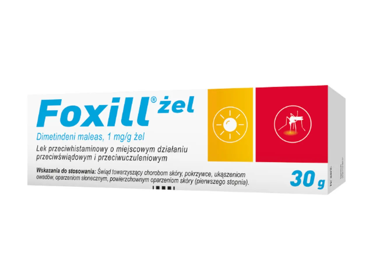 Foxill, 1 mg/g, żel, 30g