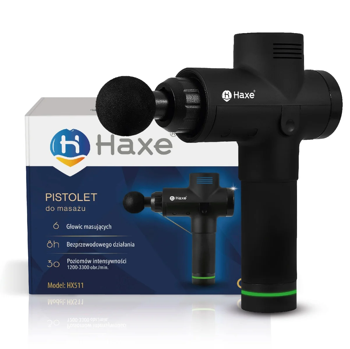 Haxe Pistolet do masażu HX511, 1 sztuka