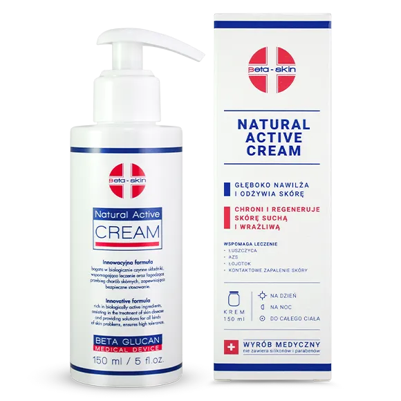 Beta Skin Natural Active Cream Krem do ciała i twarzy, 150 ml