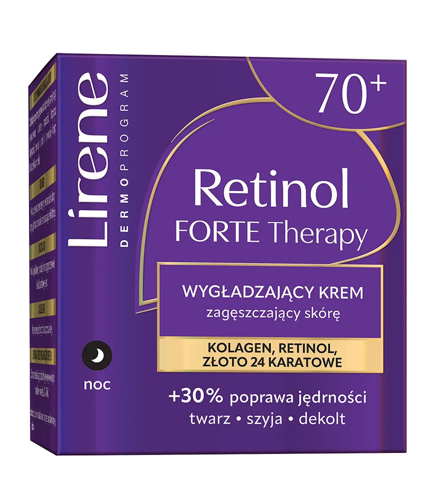 Lirene wygładzający krem zagęszczający skórę 70+, 50 ml