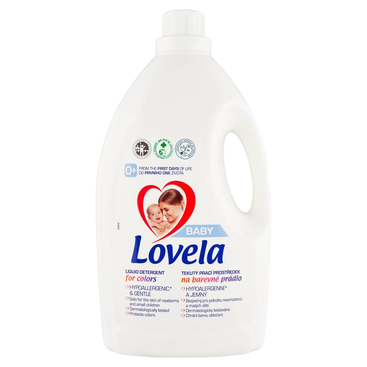 Lovela Baby mleczko do prania kolorów, 2,9 l, 32 prania