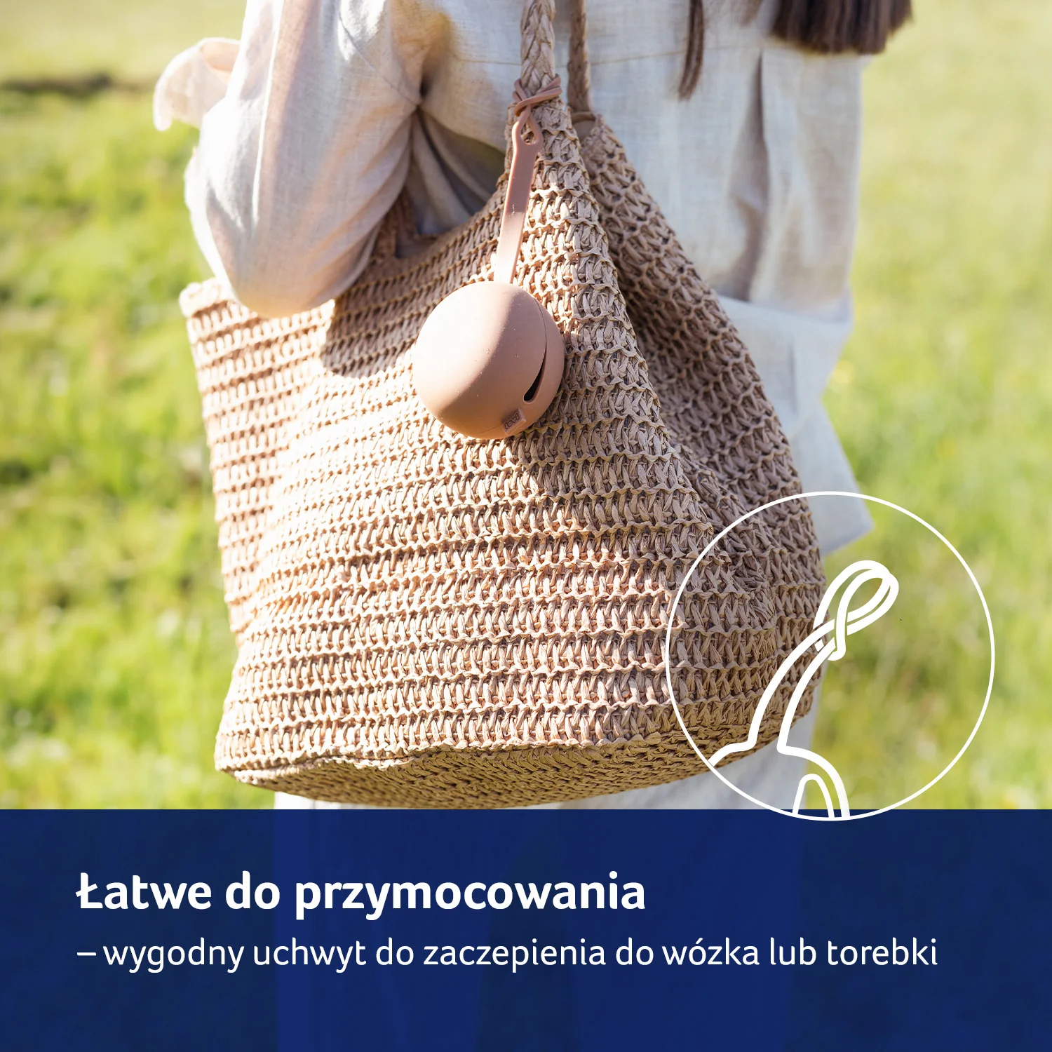 LOVI Silikonowe etui na smoczek nude, 1 sztuka