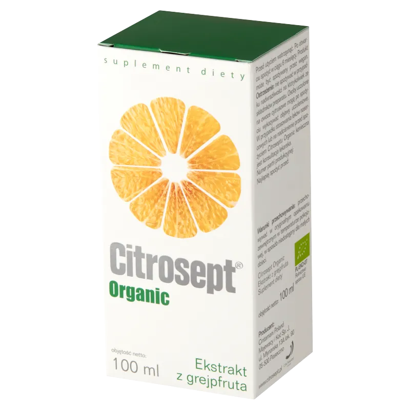 Citrosept Organic, suplement diety, plyn, 100 ml 