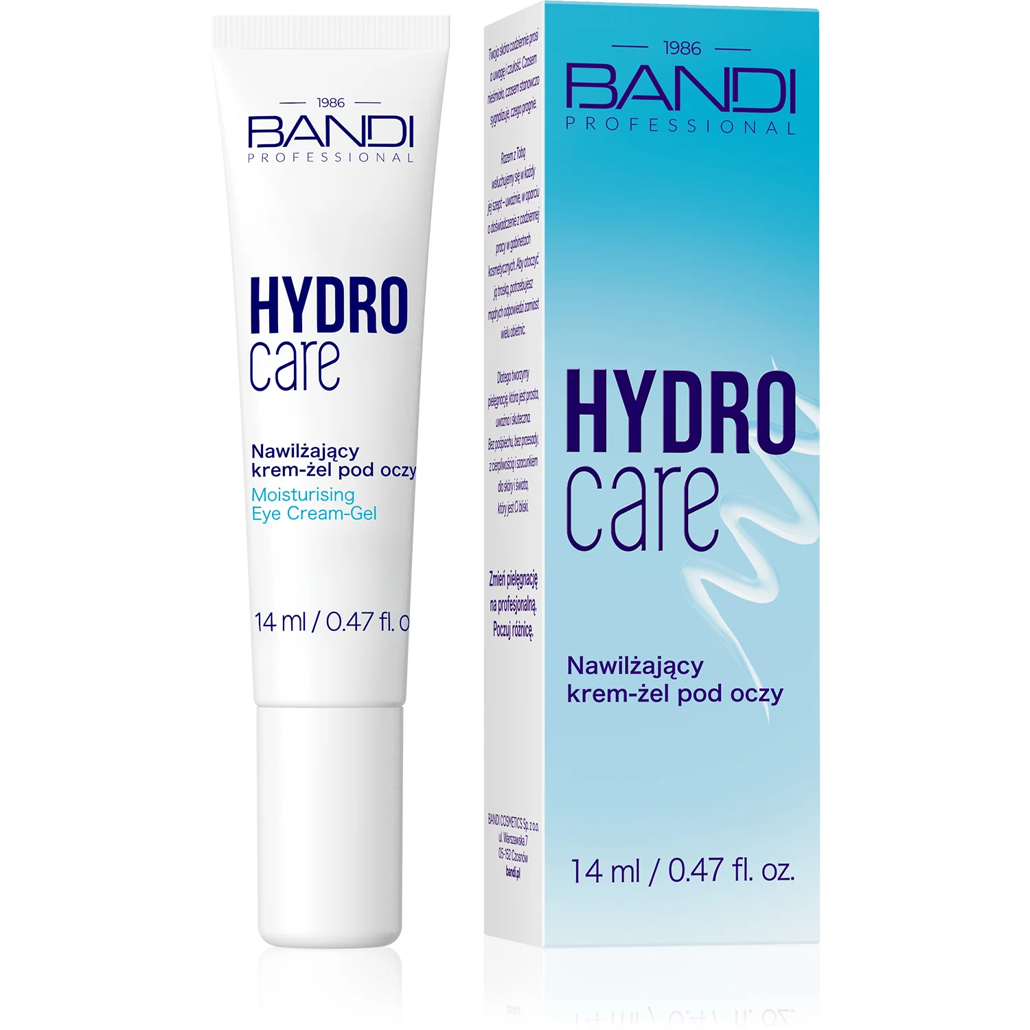 BANDI Hydro Care nawilżajacy krem-żel pod oczy, 14 ml