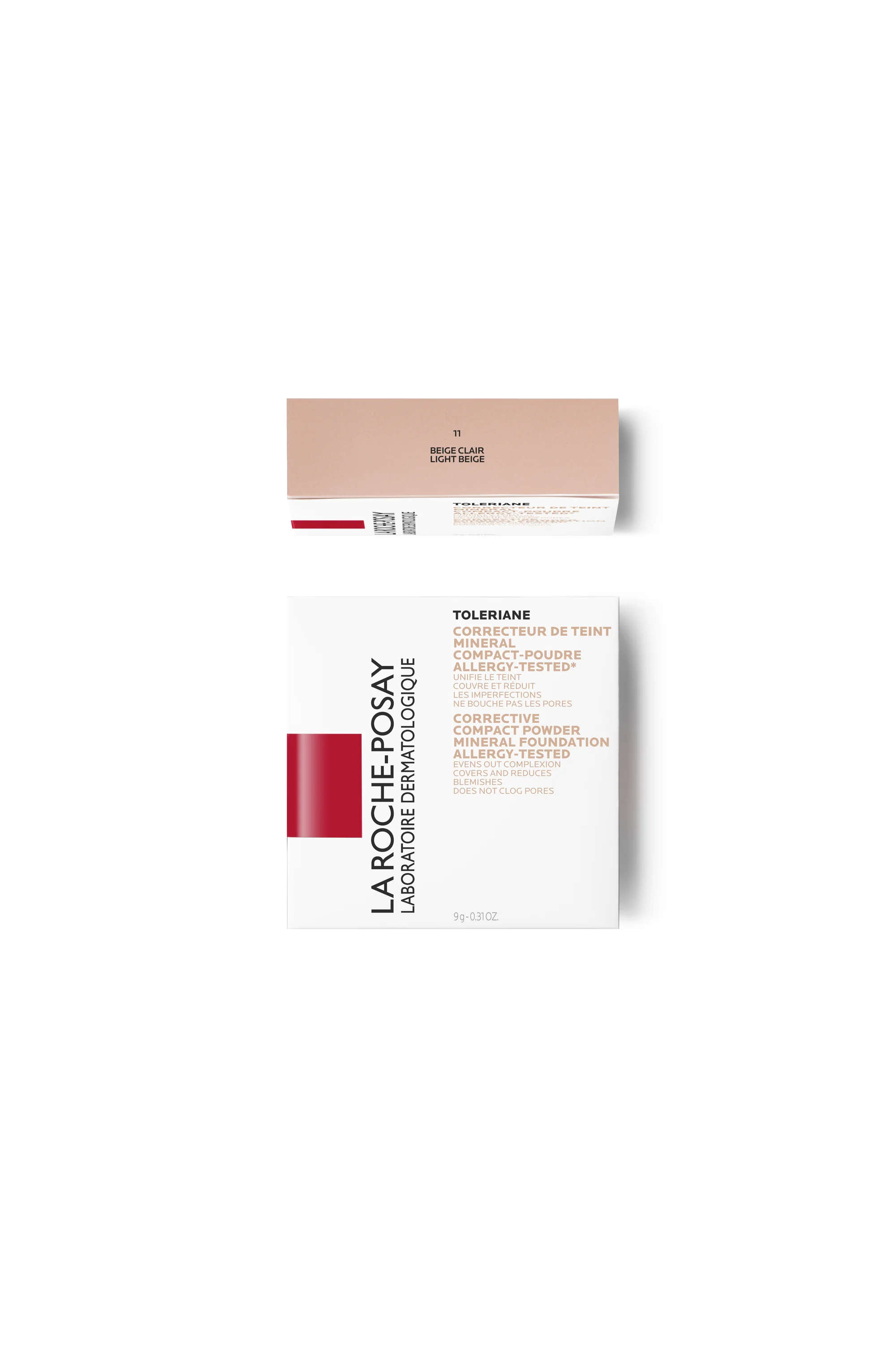 La Roche-Posay Toleriane Teint, puder mineralny w kamieniu SPF 25, nr 11, jasny beż 9,5 g