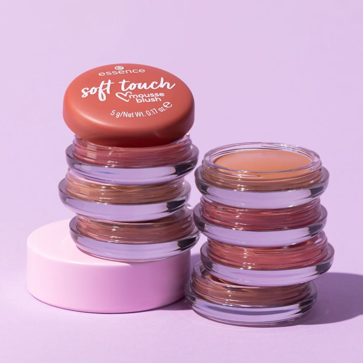 Essence Soft Touch Mousse Blush róż do policzków w musie 30 Coral Crush, 5 g