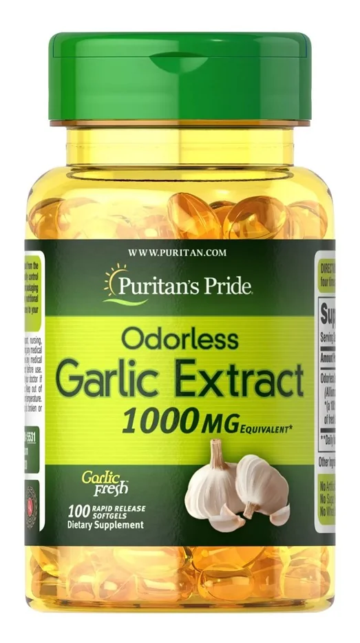 Puritan’s Prode Czosnek bezzapachowy 1000 mg 100 kapsułek miękkich