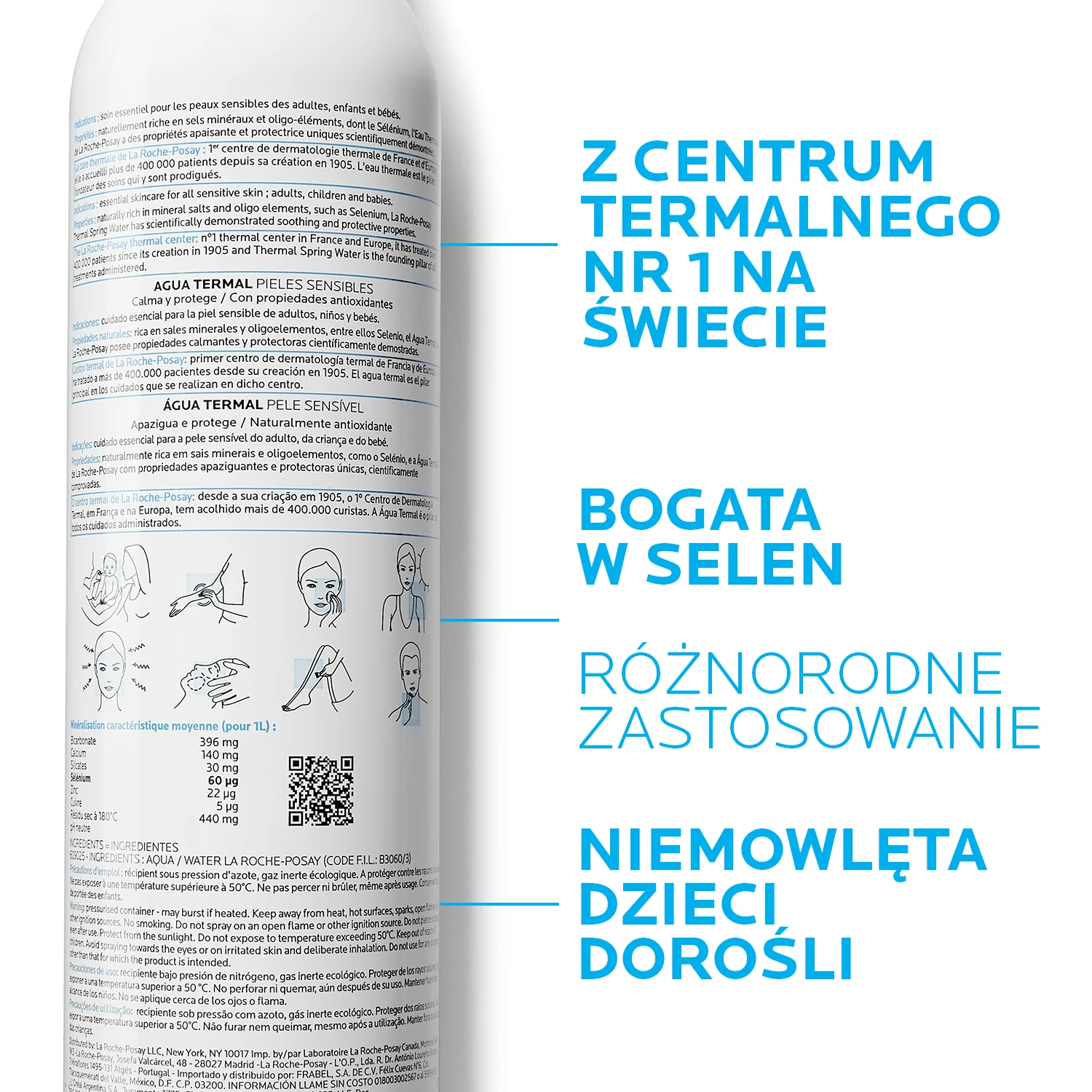 La Roche-Posay Eau Thermale woda termalna, 300 ml