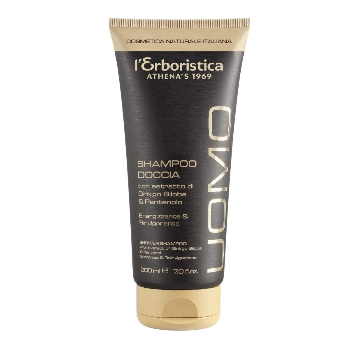 L'Erboristica Uomo żel pod prysznic i szampon energetyzująco-orzeźwiający 2w1, 200 ml
