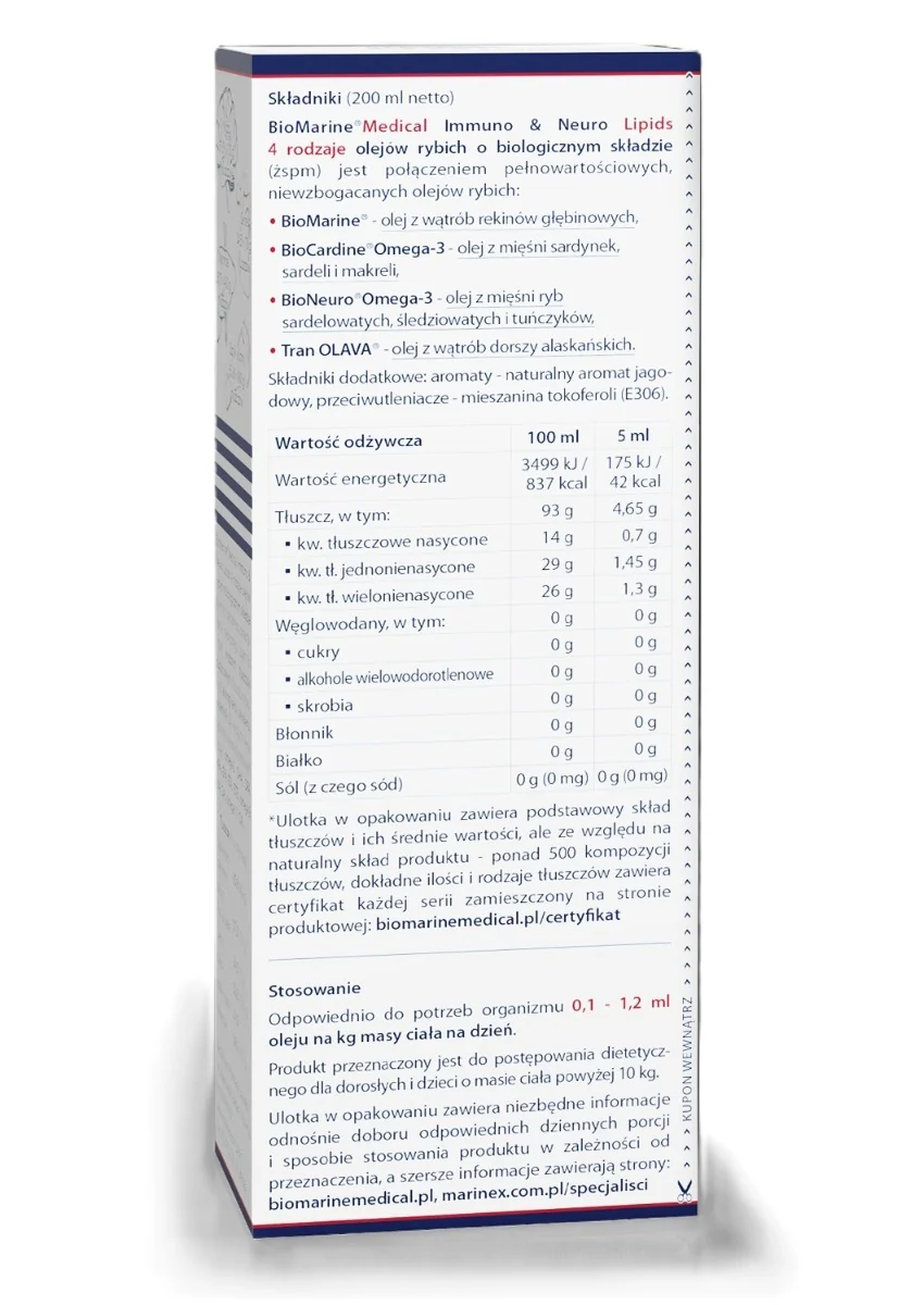 BioMarine Medical Immuno & Neuro Lipids 200 ml