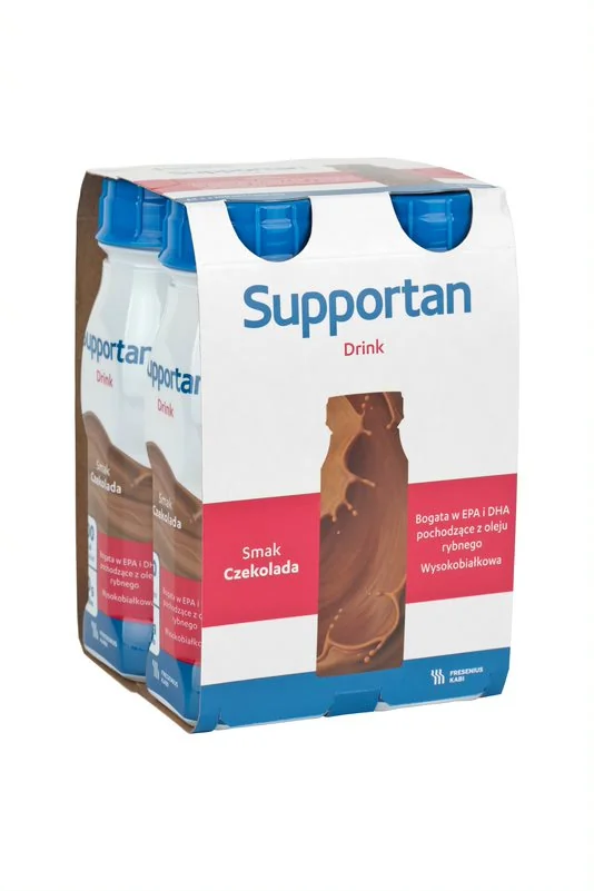 Supportan Drink o smaku czekolady, 4 x 200 ml