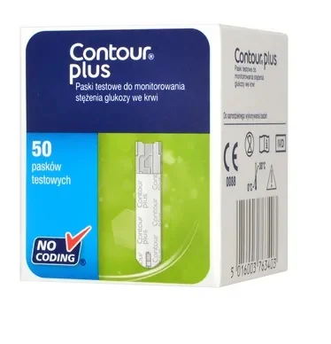 Test Contour Plus test paskowy, 50 sztuk
