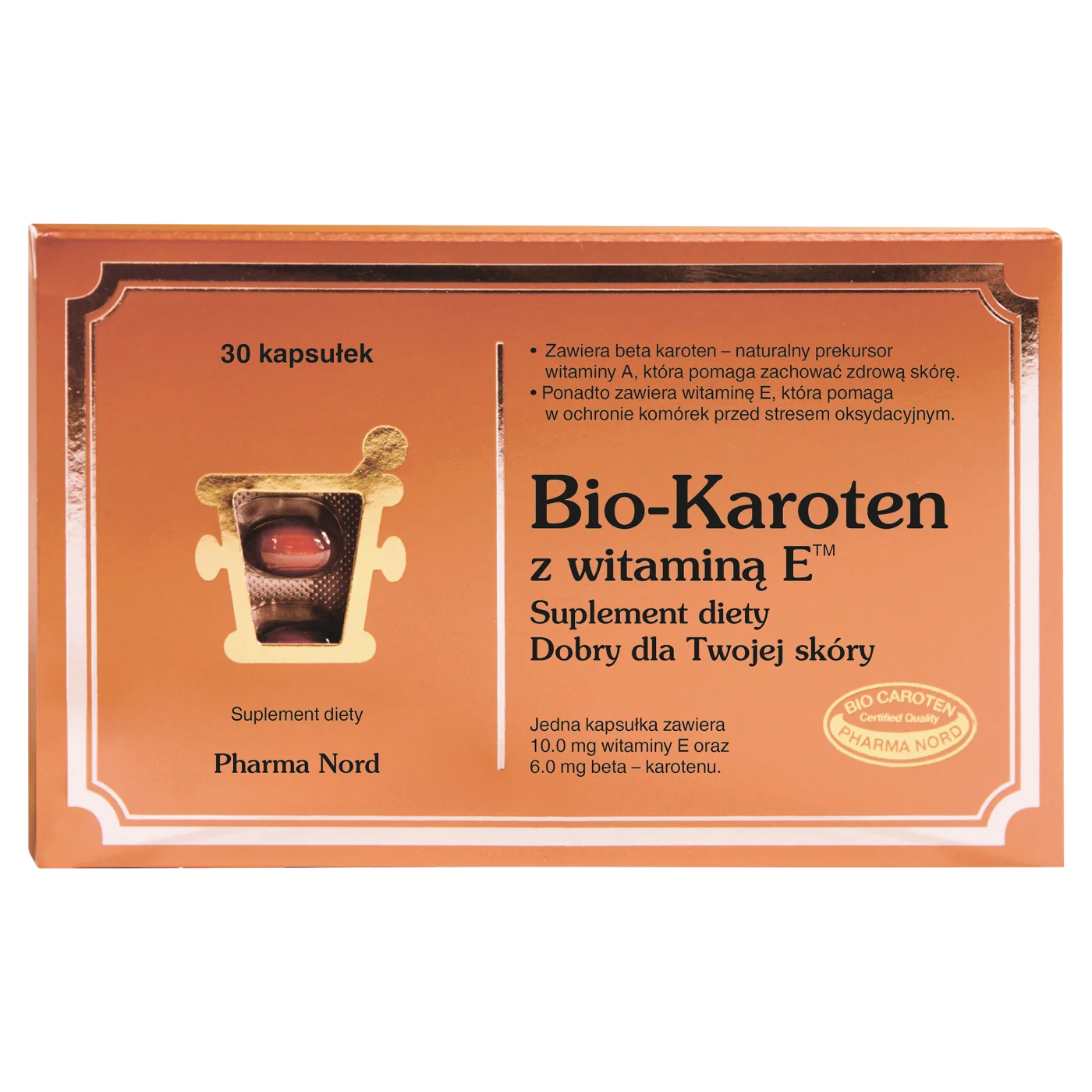 Pharma Nord Bio-Karoten z witaminą E 30 kapsułek