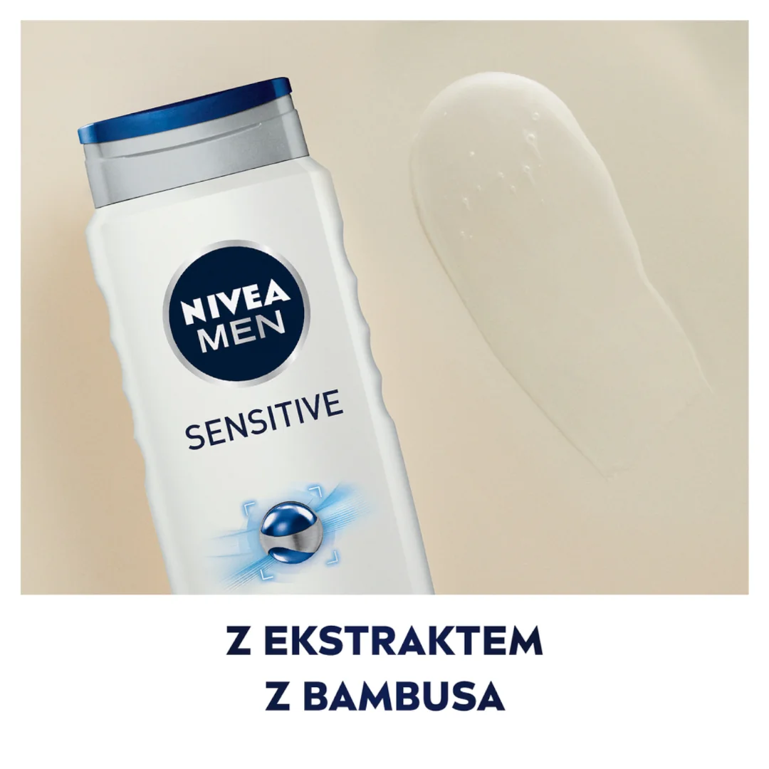 Nivea Men Sensitive Żel pod prysznic, 500 ml
