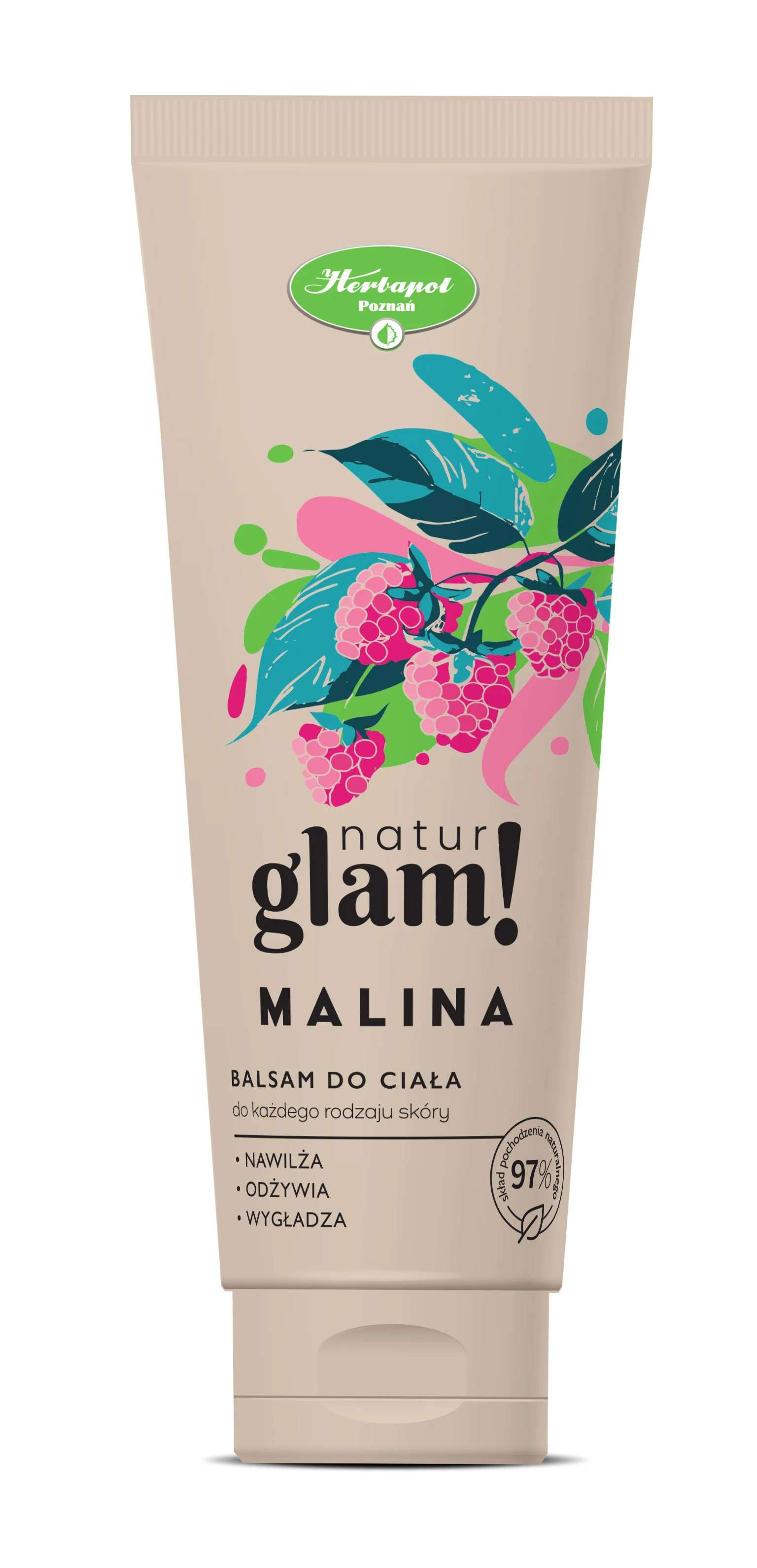 NaturGlam! Malina balsam do ciała, 250 ml