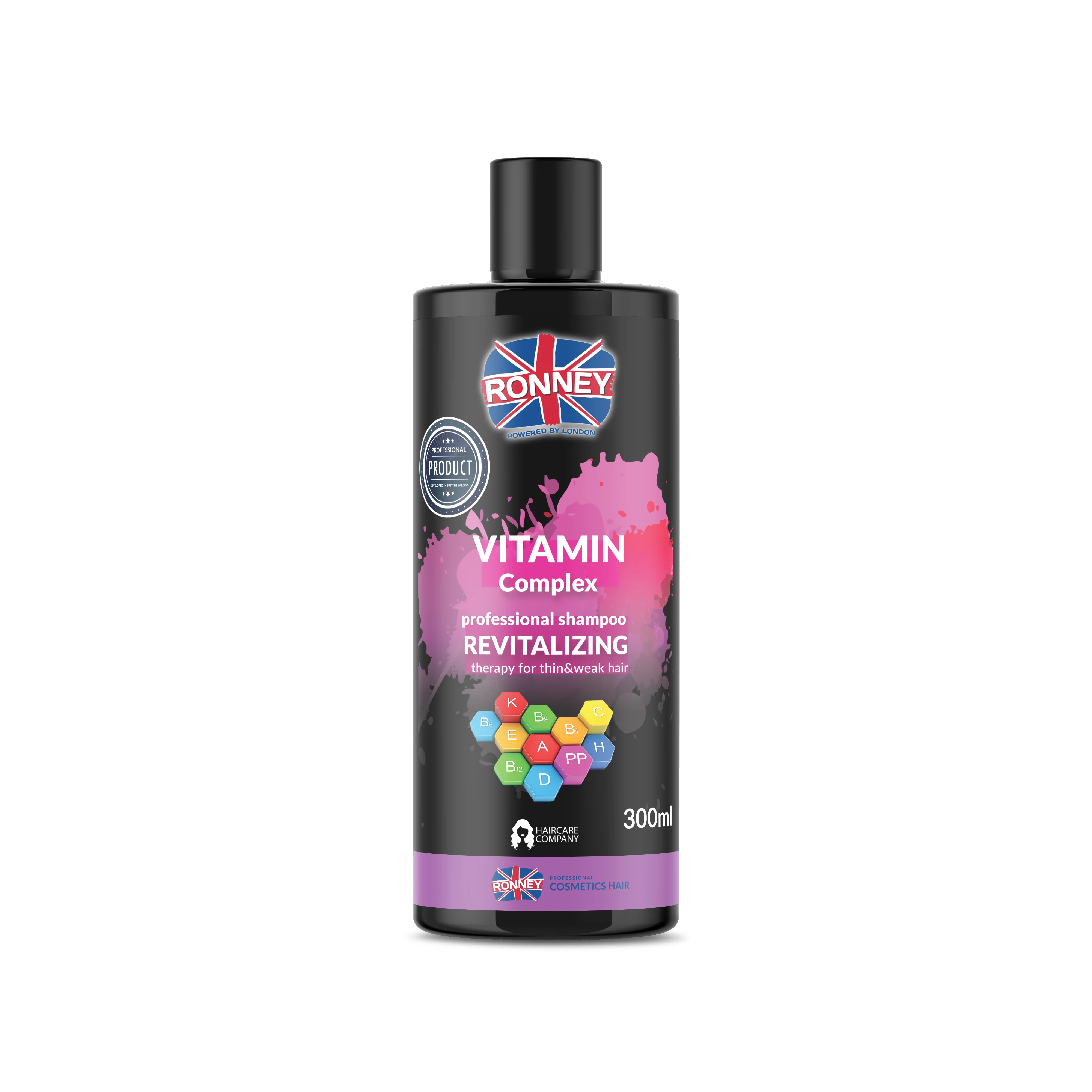 RONNEY Vitamin Complex rewitalizujący szampon do włosów cienkich i osłabionych, 300 ml