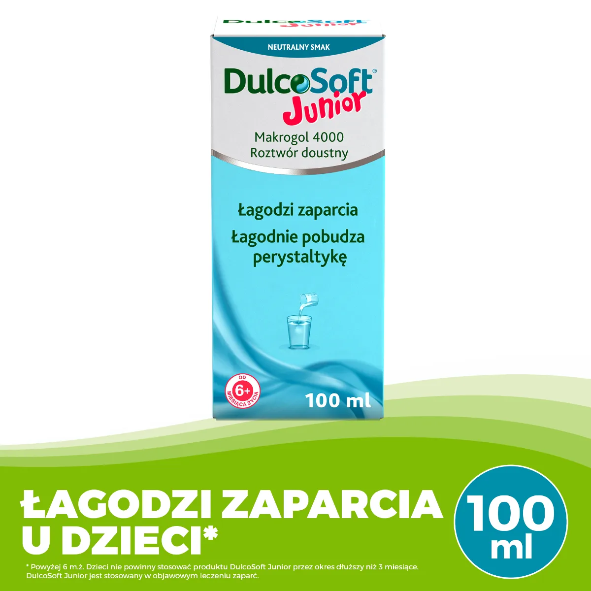 Dulcosoft Junior, smak neutralny, 100 ml 