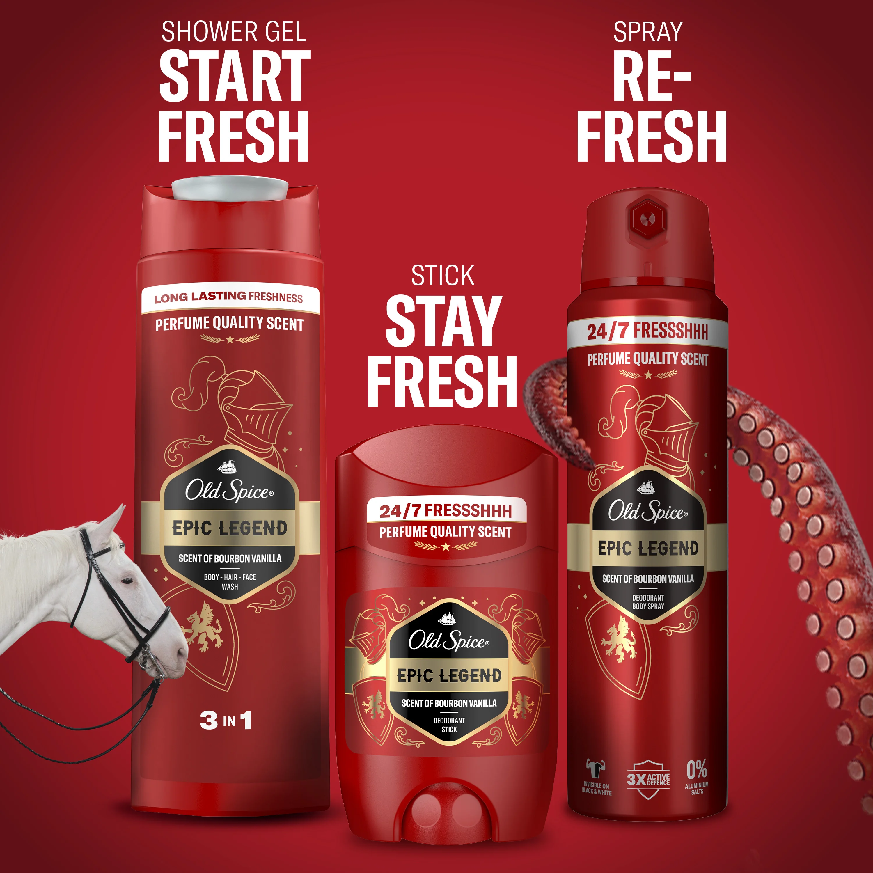 Old Spice Epic Legend dezodorant w sprayu, 200 ml