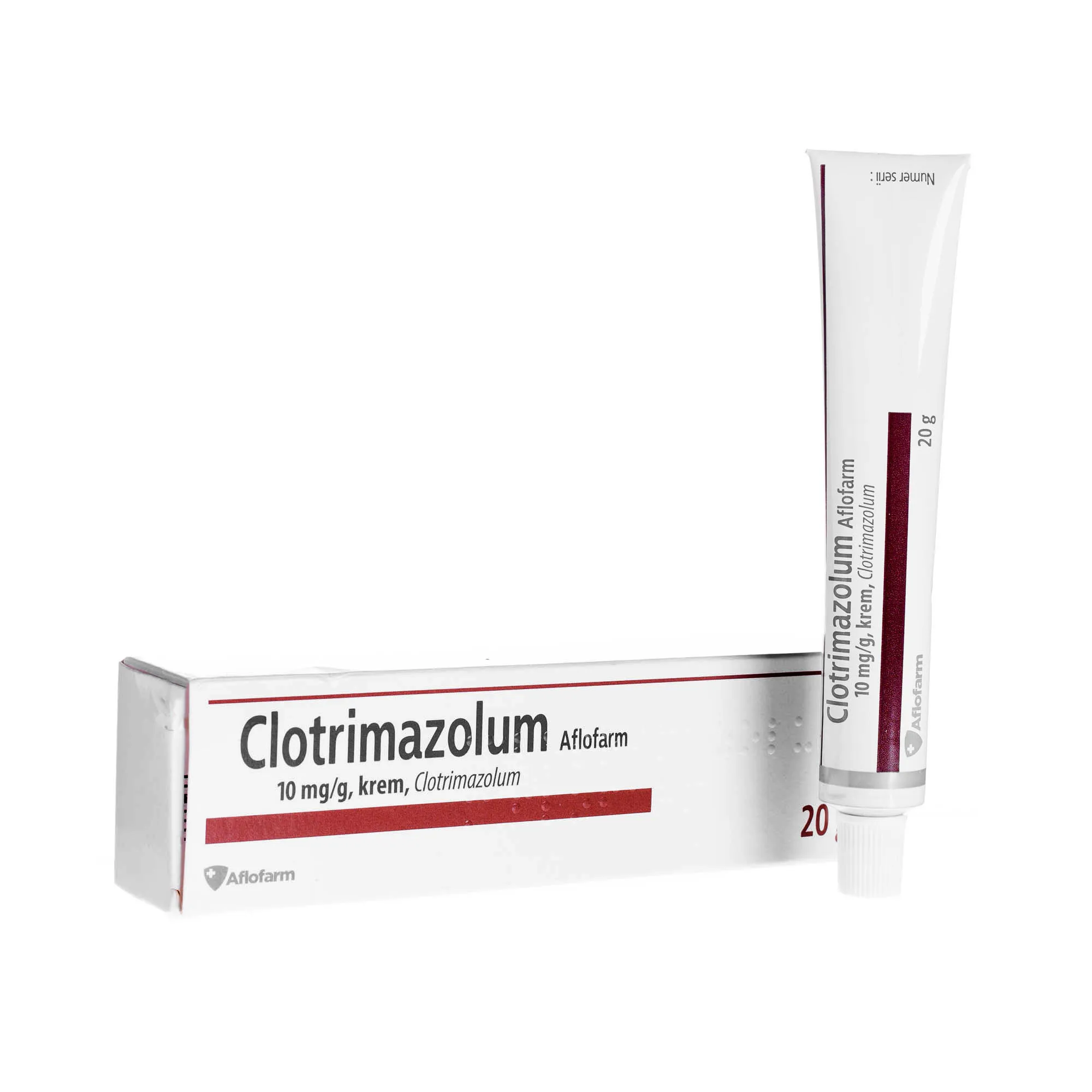 Clotrimazolum Aflofarm, krem przeciwgrzybiczy, 20 g